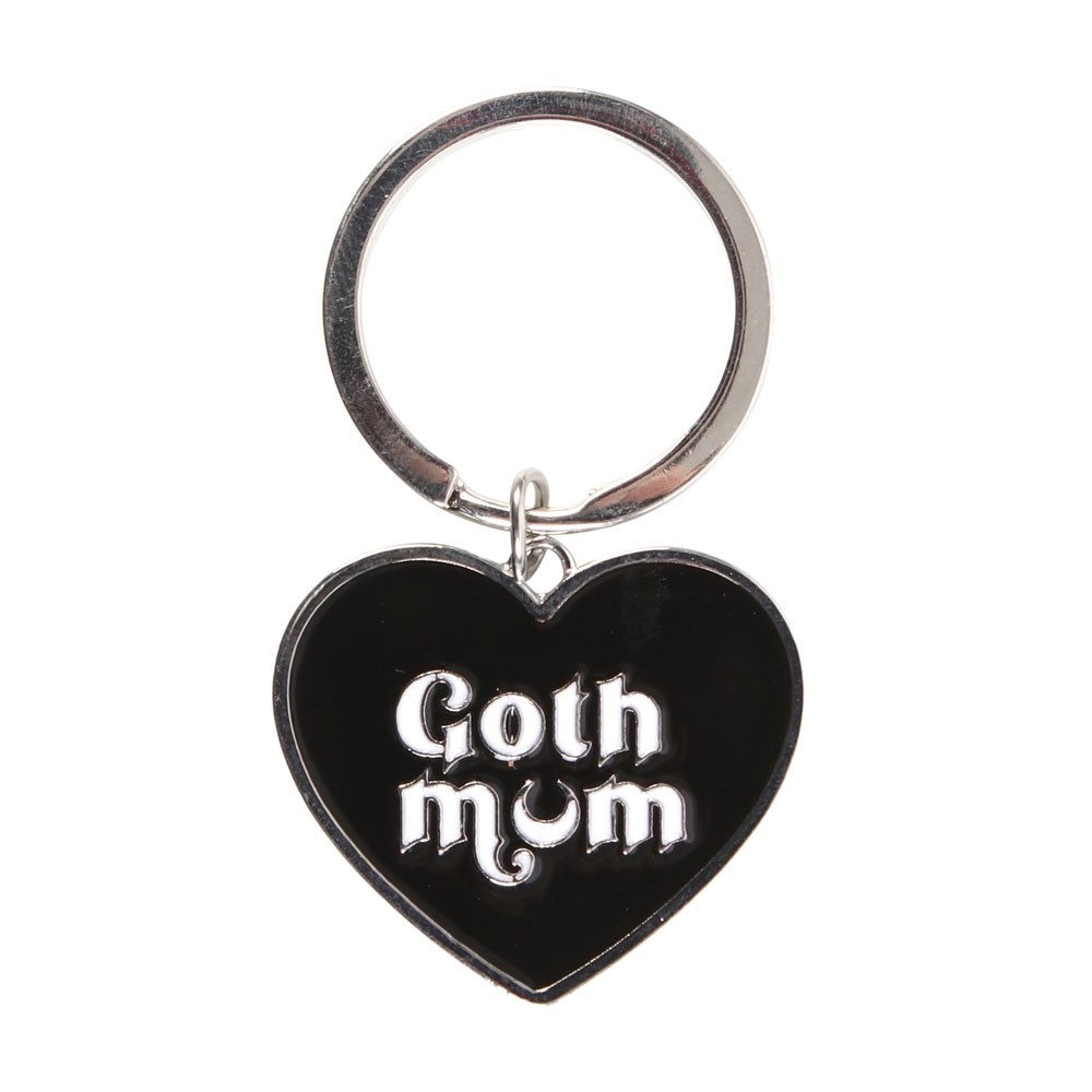 Something Different - Goth Mum Porte-clés - Noir/Blanc